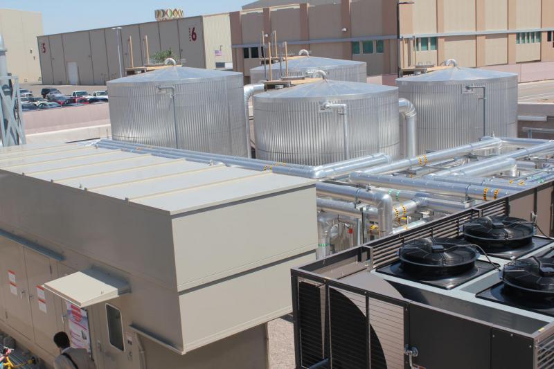 Natural Gas Generator and the Heat Storage at Mesa del Sol